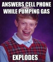 pumping gas